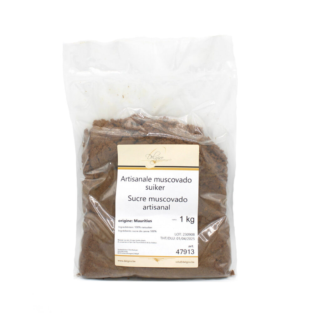 X1KG SUCRE ARTISANAL MUSCOVADO DESD ILES MAURICE DELGIRO