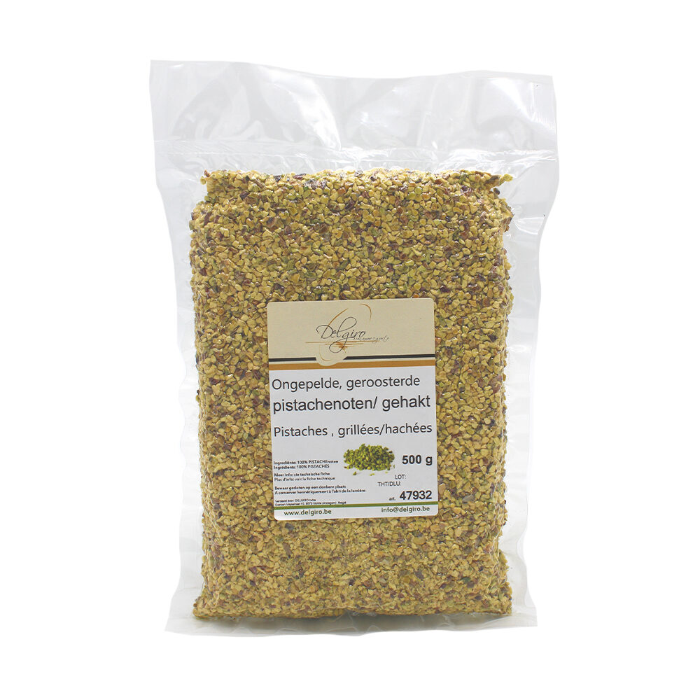 X500GR PISTACHIOS ROASTED CHOPPED 2-4MM