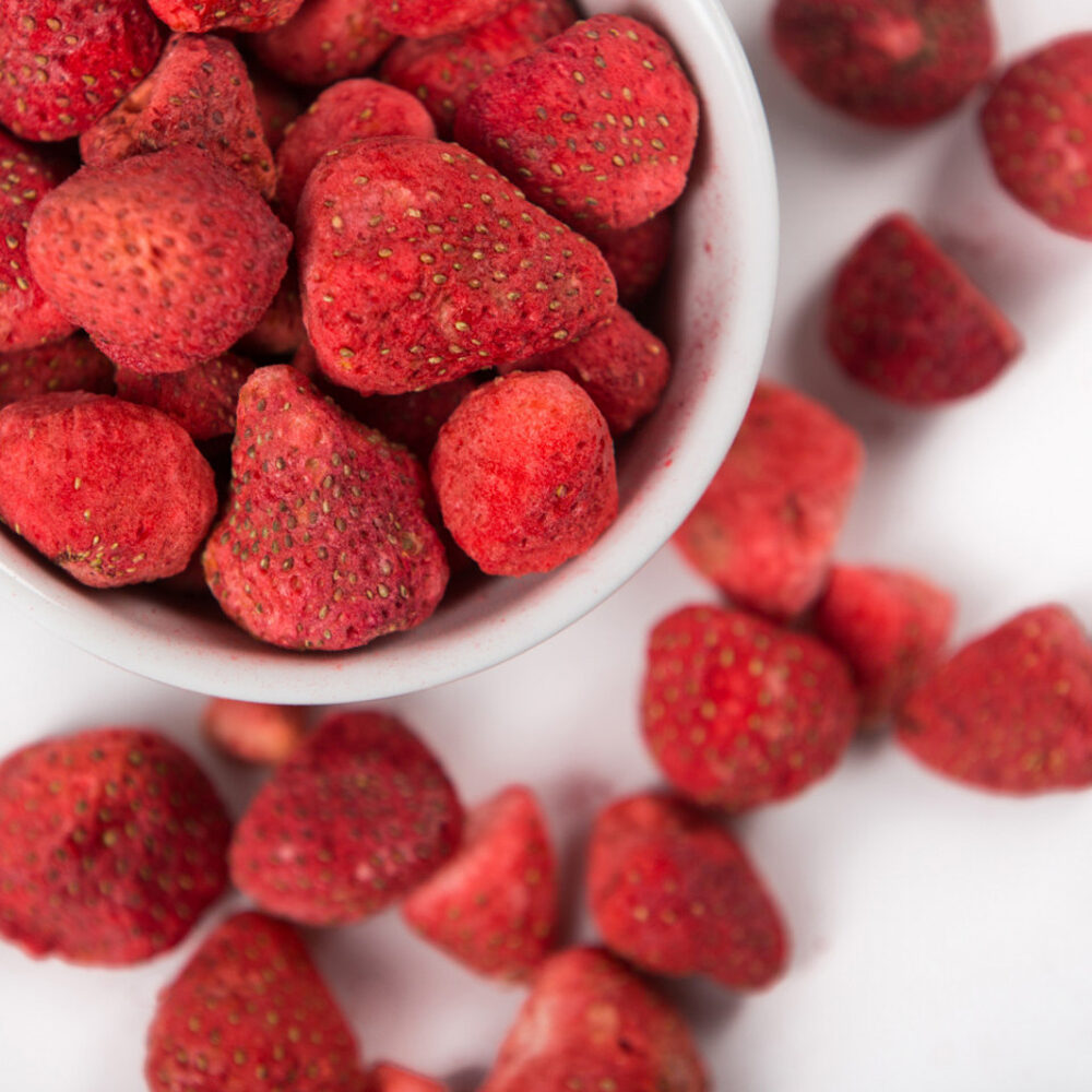 X200GR WHOLE STRAWBERRIES FREEZEDRIED