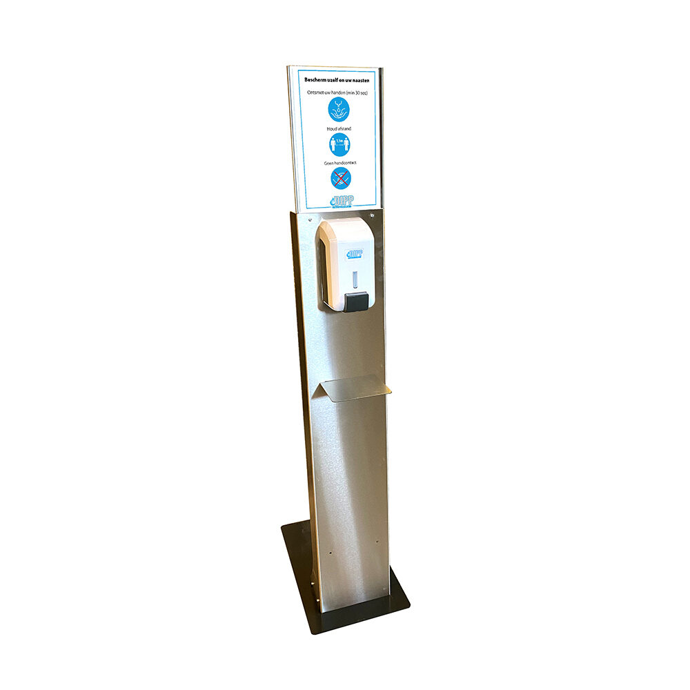 X1ST DIPP TOTEM INOX + HANDGEL DISPENSER 750ML