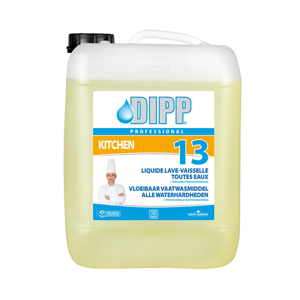 X10L DIPP 13 LIQUID DISHWASHING PRODUCT FOR ALL WATER HARDNE