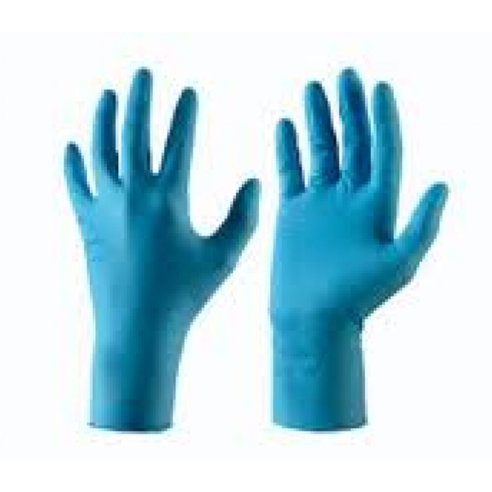 X100PC DISPOSABLE GLOVES VINYL POWDER FREE BLUE / SMALL