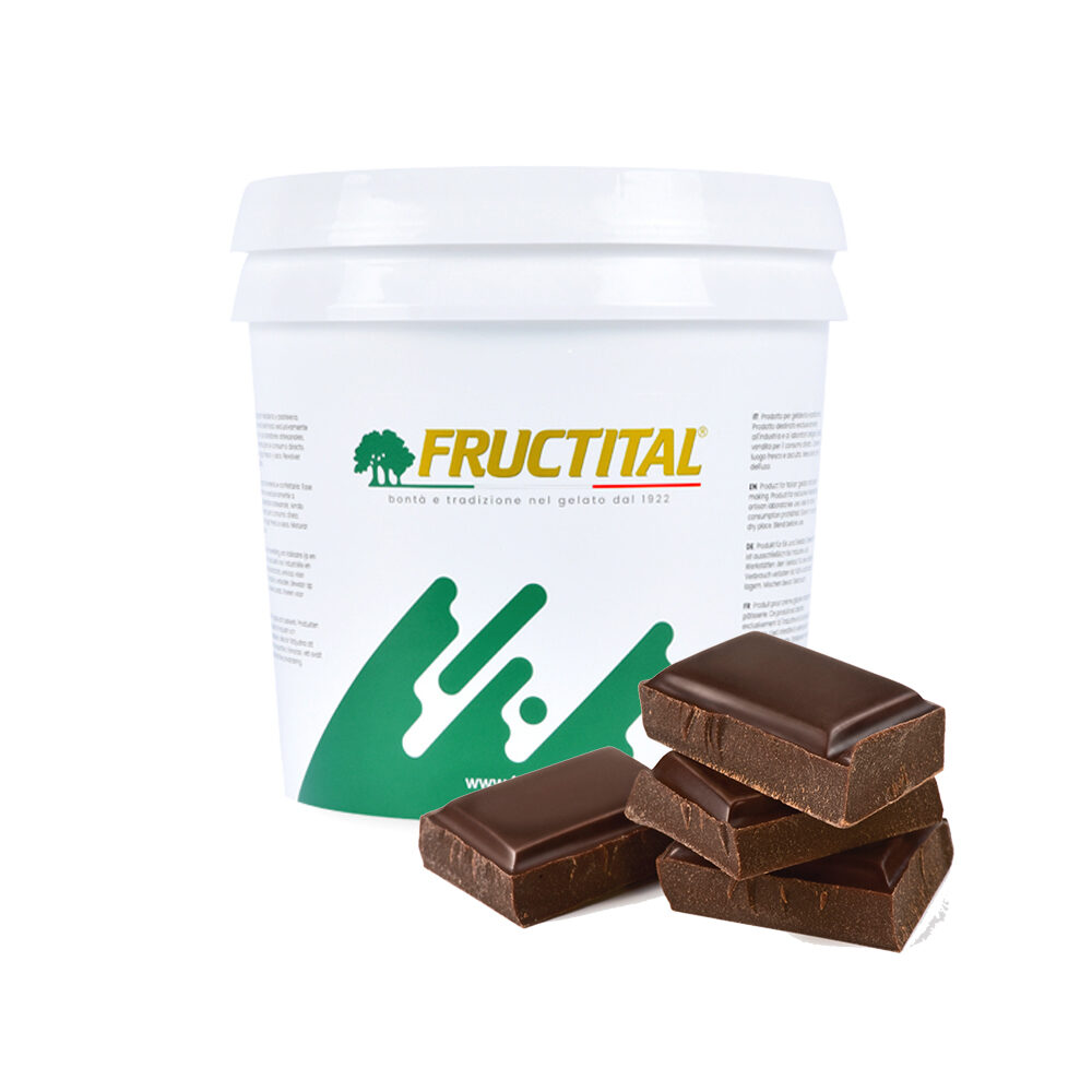 X4KG PASTA CIOCCOLATO NERO DARK (CHOC.DONKER) FRUCTITAL