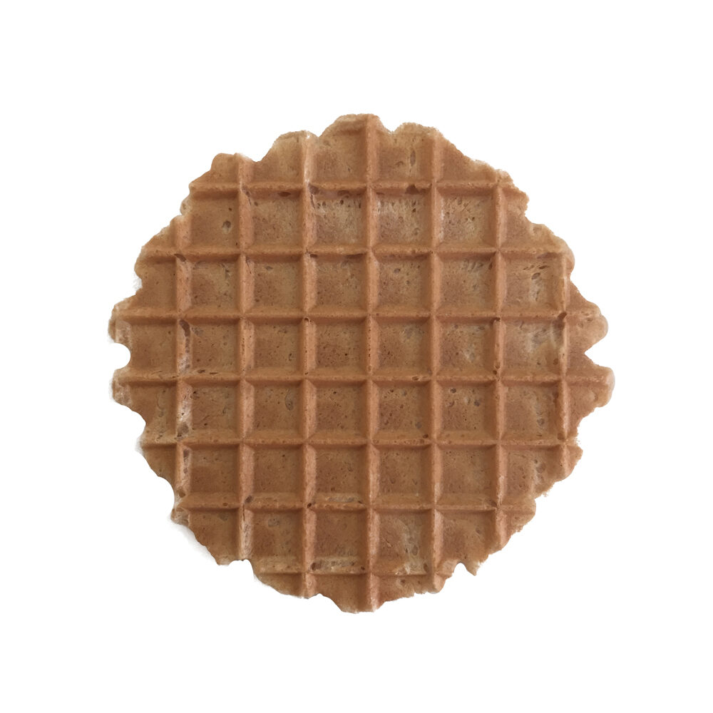 X160PC BISCUIT A GLACE GAUFRE - GAUFRE ROND D9CM