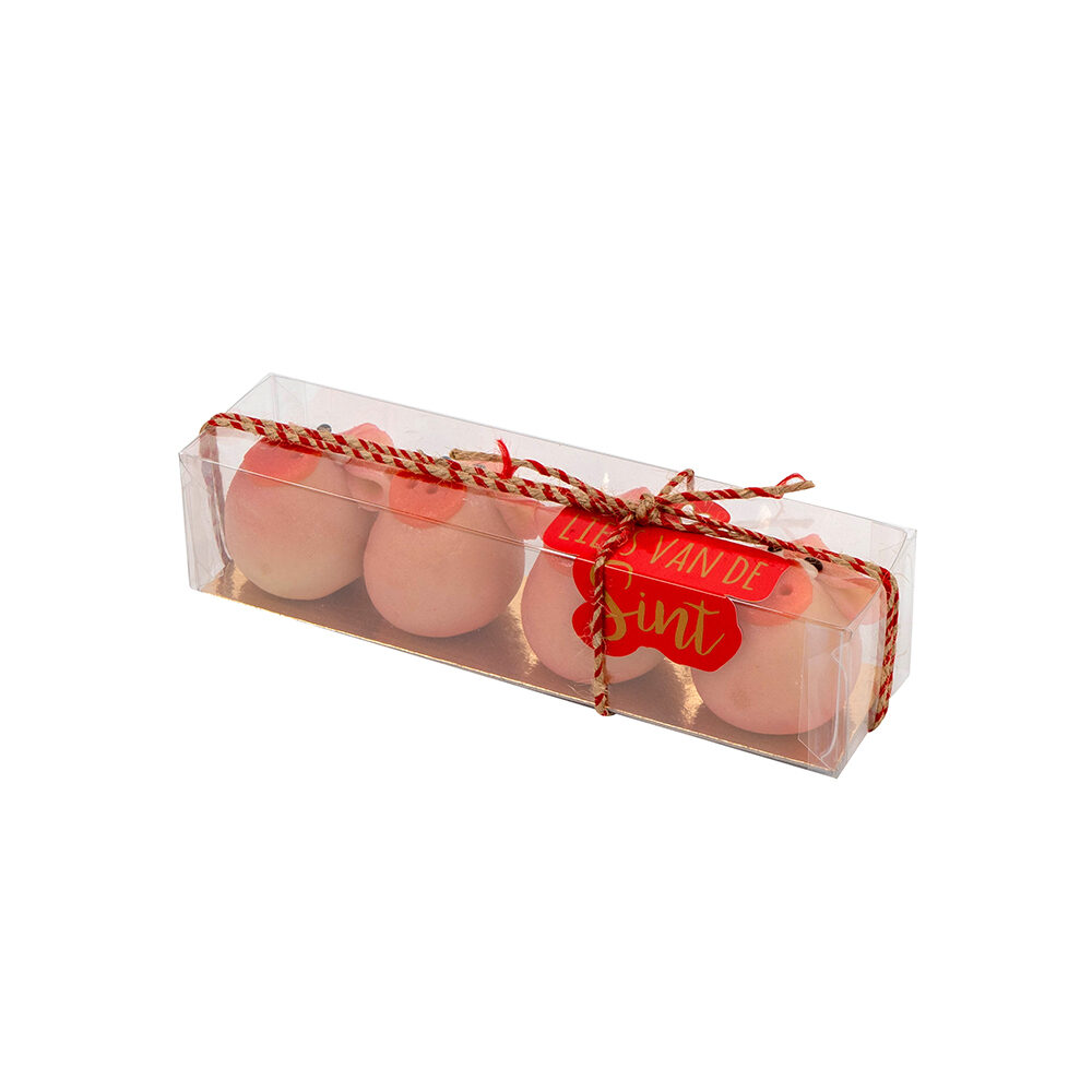 X100PC BOX MACARON PVC + CARTON 185X45X45MM