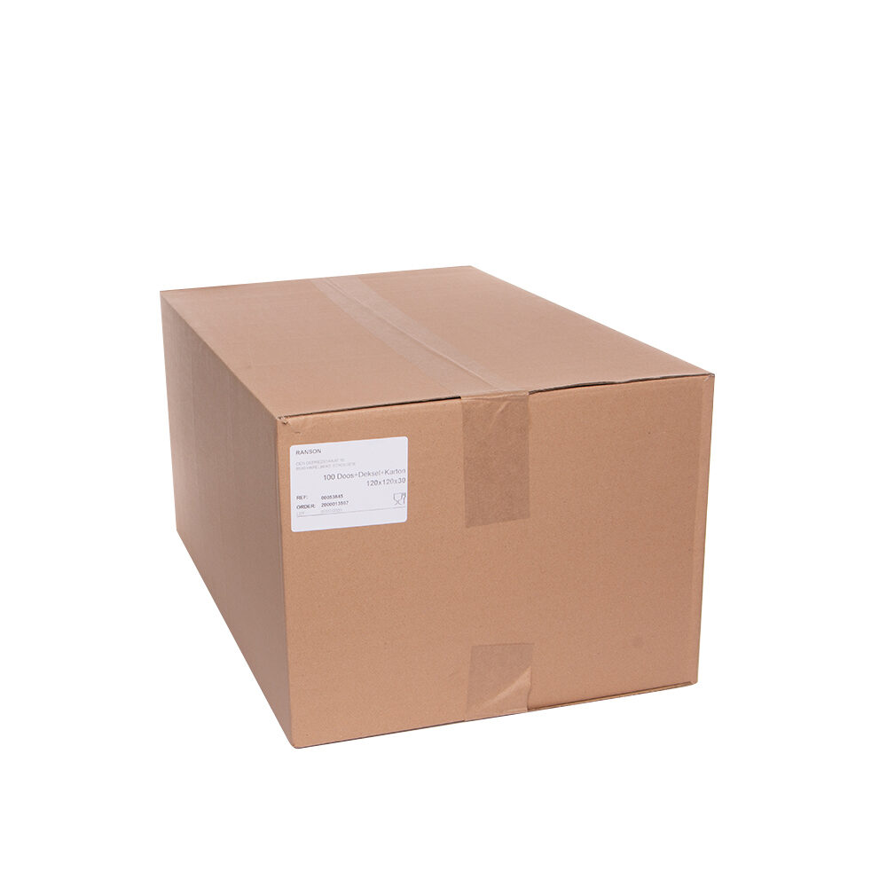 X100PC BOX CHOCOLATE PVC + CARTON 120X120X30MM