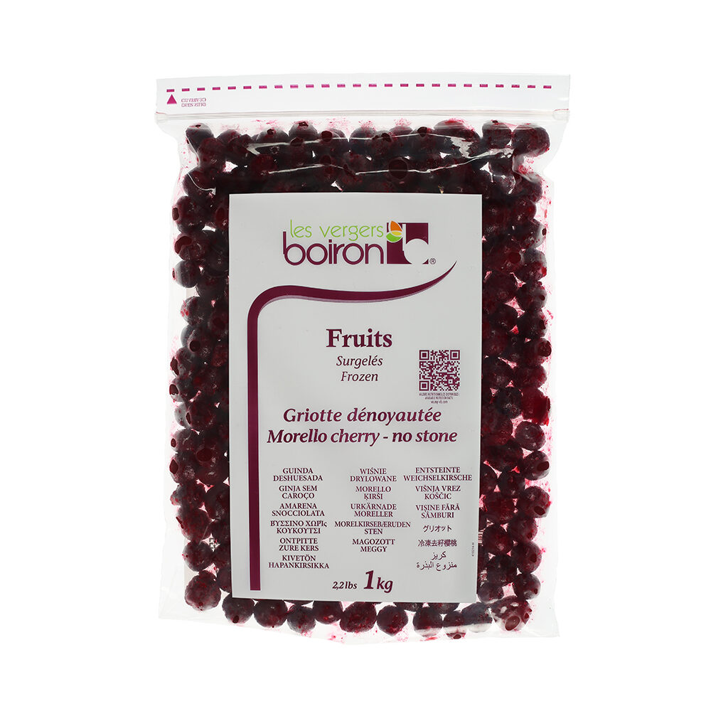X1KG GRIOTTES / MORELLO CHERRIES PITTED IQF BOIRON