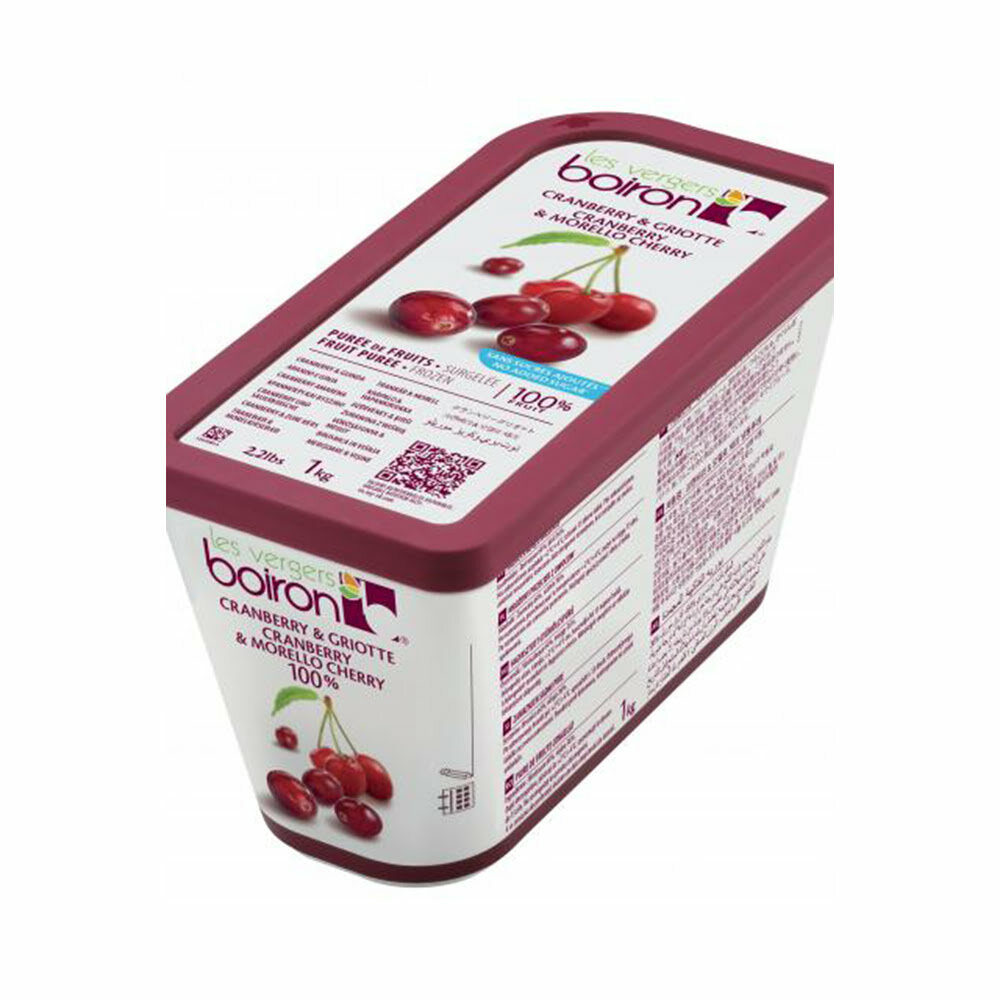 X1KG CRANBERRY-GRIOTTE PUREE 100%
