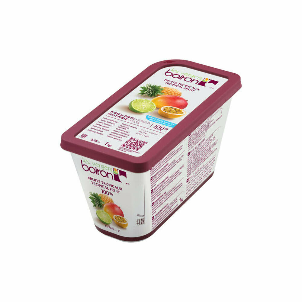 X1KG FOUR TROPICAL FRUITS PUREE 100% BOIRON