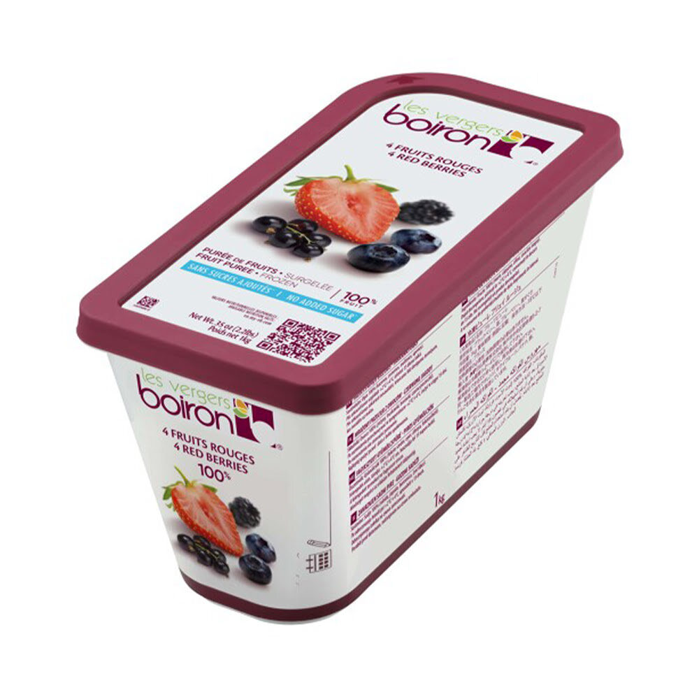X1KG RED BERRIES PUREE 100% BOIRON