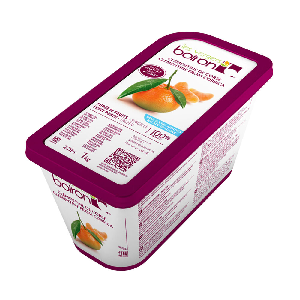 X1KG PUREE DE CLEMENTINES DE CORSE IGP