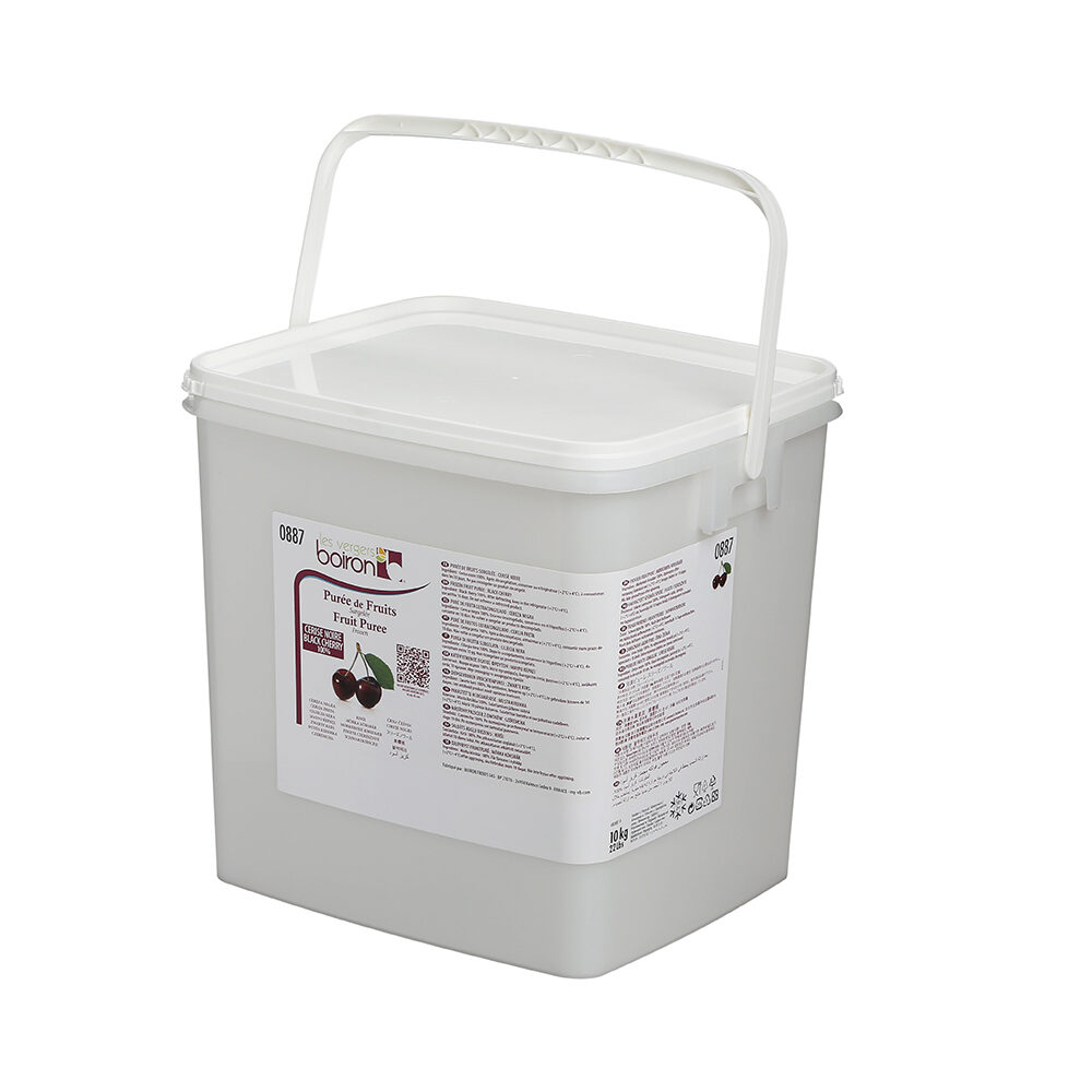 X10KG  BLACK CHERRY PUREE  100% BOIRON