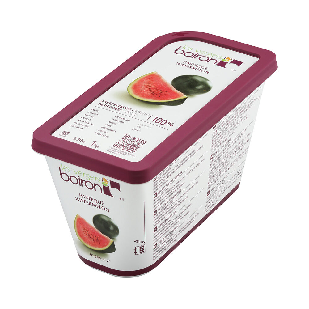 X1KG WATERMELON FROZEN PUREE 100% BOIRON