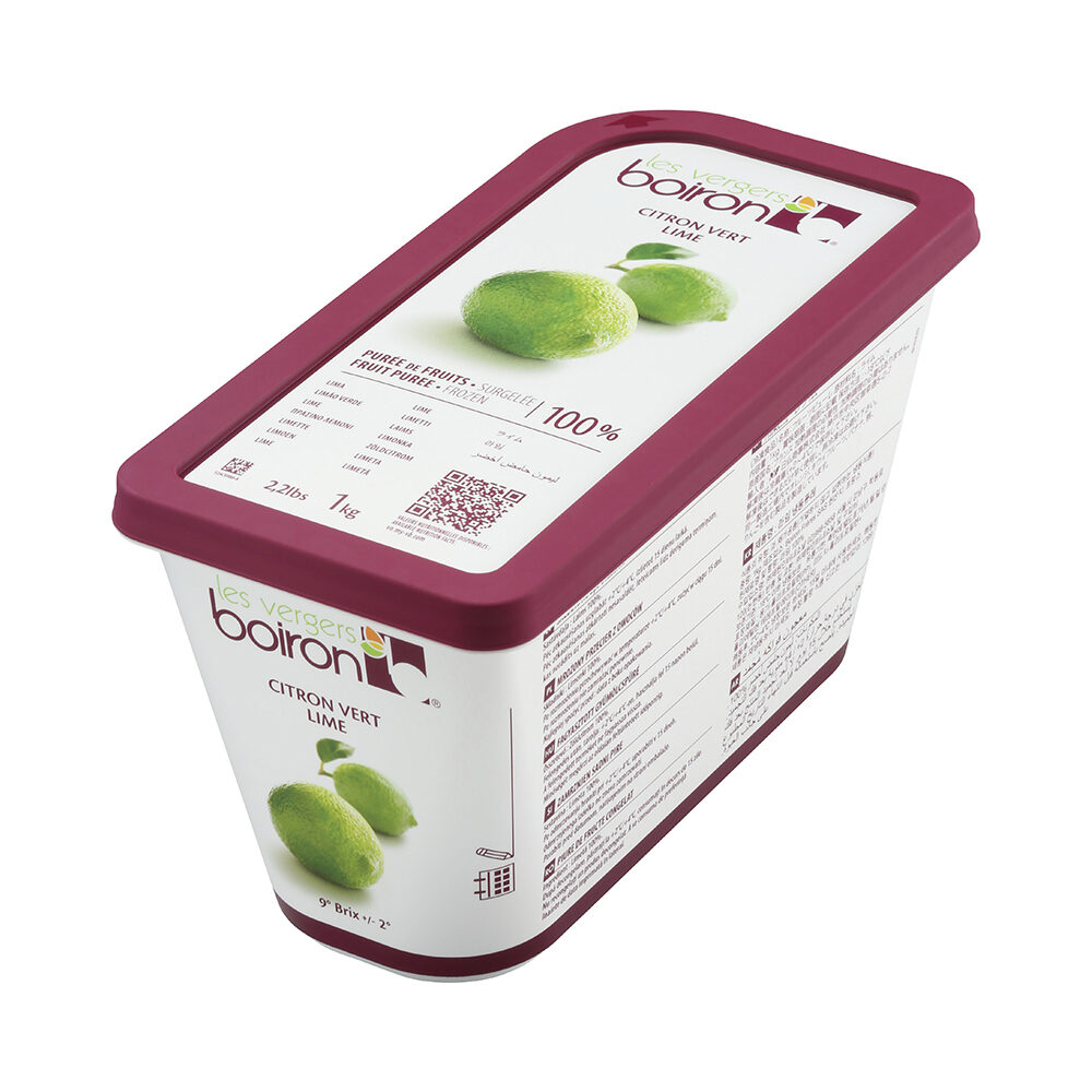 X1KG LIME FROZEN  PUREE 100% BOIRON