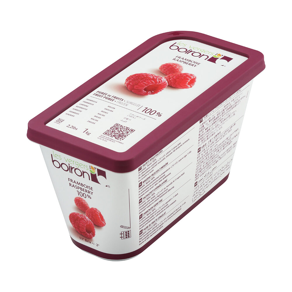 X1KG PURÉE FRAMBOISE 100%