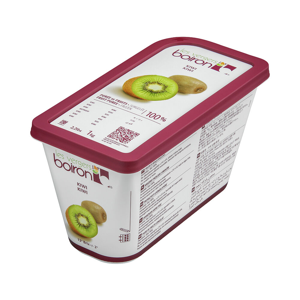 X1KG KIWI FROZEN PUREE 100%:  BOIRON