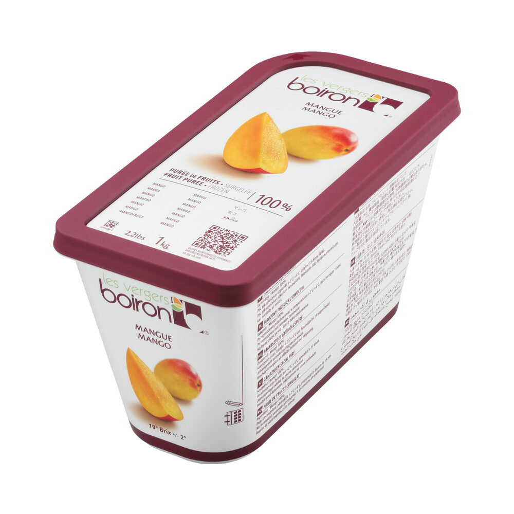 X1KG MANGO FROZEN PUREE 100% BOIRON