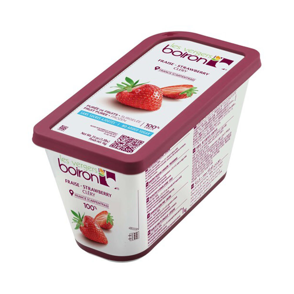 X1KG FRENCH STRAWBERRY PUREE 100%