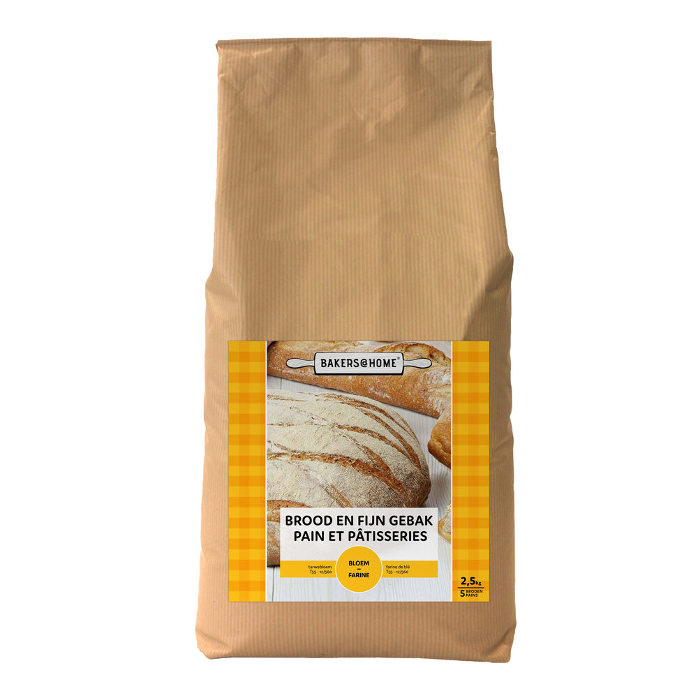 C/4X2.5KG PLAIN FLOUR / PATISSERIE FLOUR  B@HOME