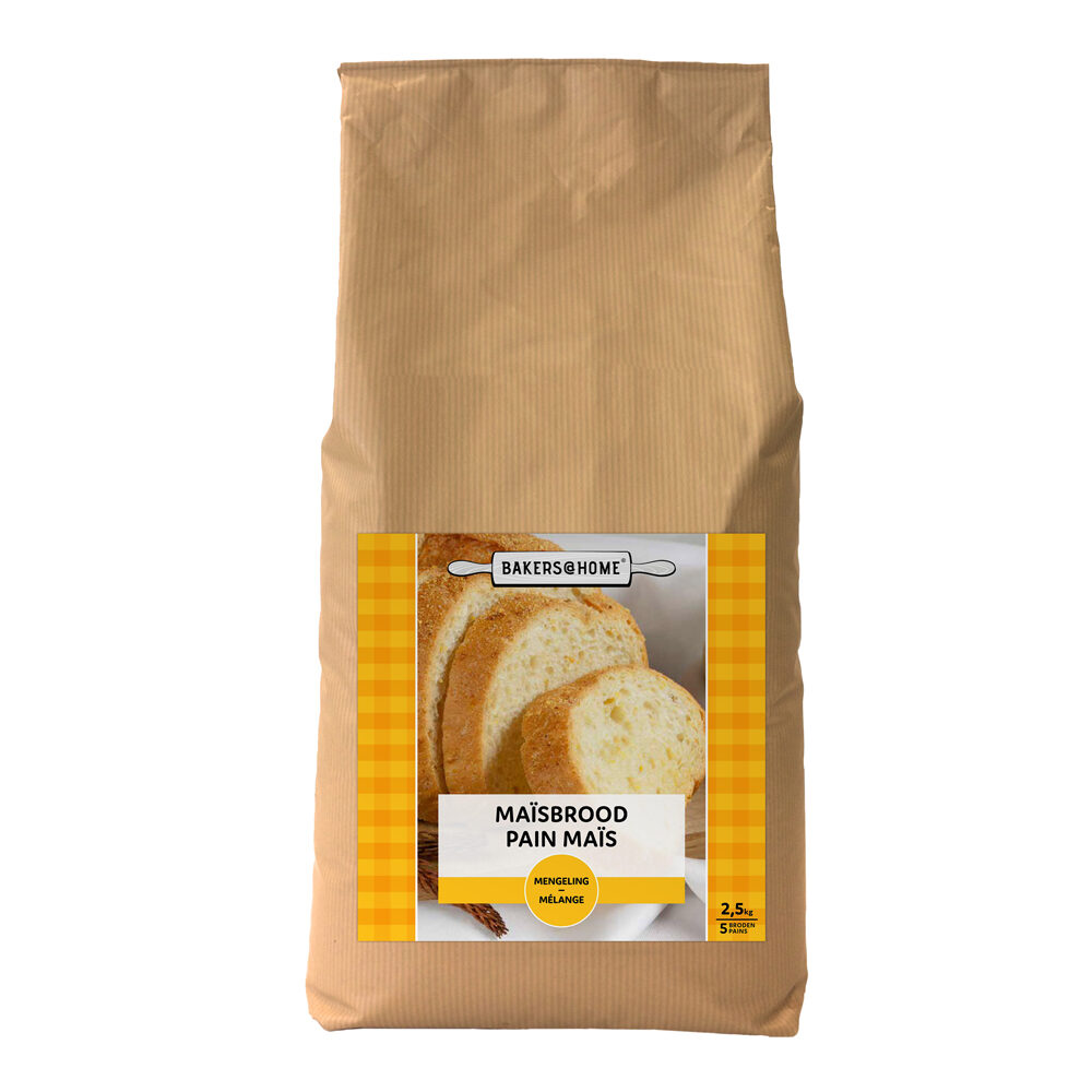 C/4X2,5KG FARINE PAIN MAIS B@HOME