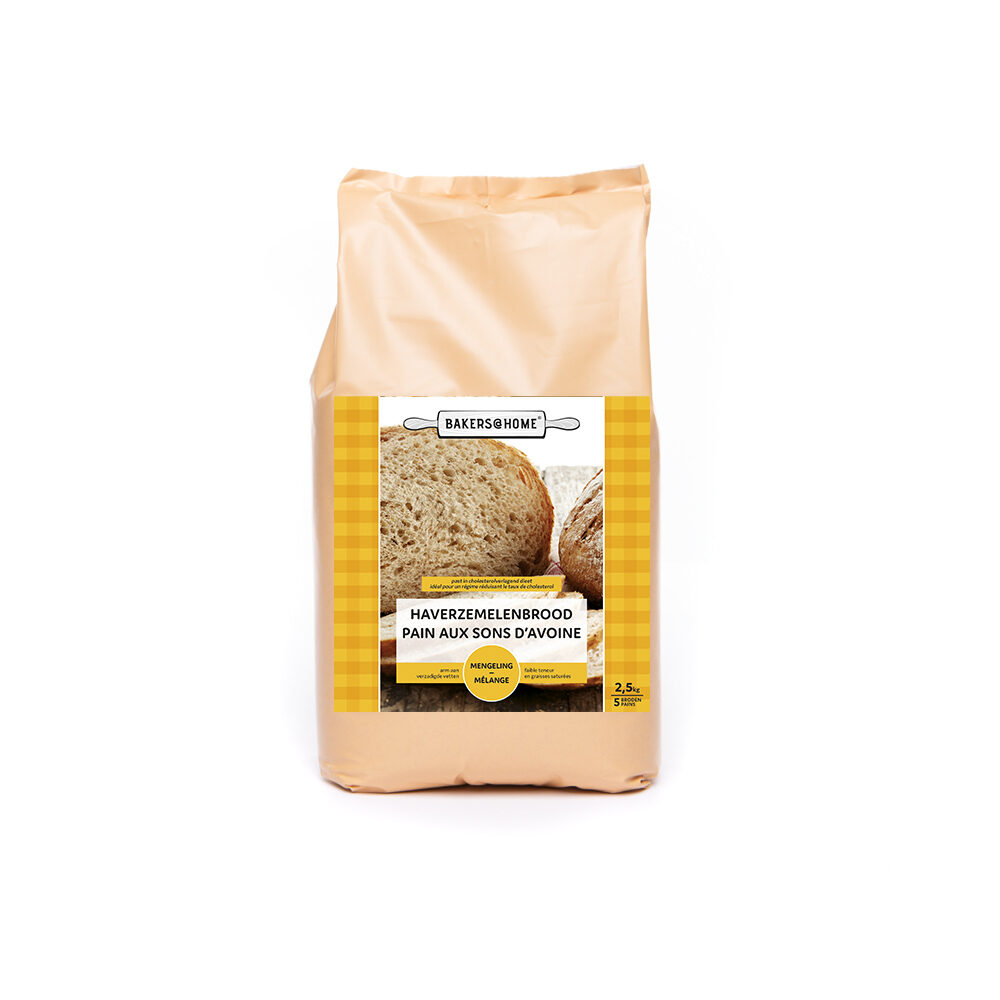 C/4X2.5KG OAT BRAN BREAD FLOUR  B@HOME