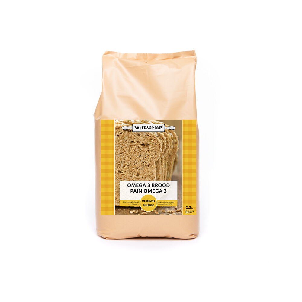C/4X2.5KG OMEGA 3 BREAD FLOUR B@HOME
