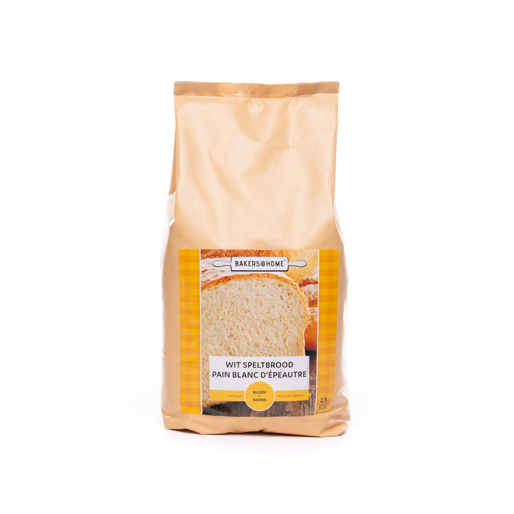 C/4X2.5KG WHITE SPELT BREAD FLOUR  B@HOME