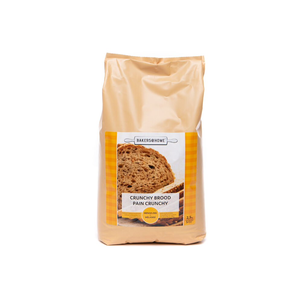 C/4X2.5KG CRUNCHY BREAD FLOUR  B@HOME