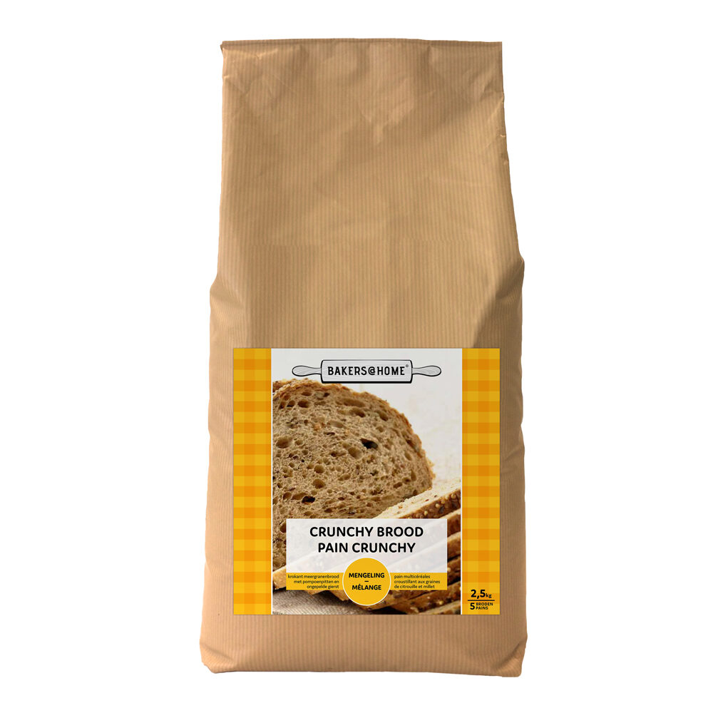 C/4X2.5KG CRUNCHY BREAD FLOUR  B@HOME