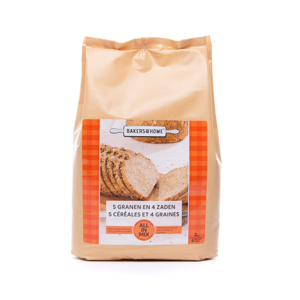 C/6X2KG ALL IN  5 GRAINS AND 4 SEEDS BREAD MIX B@HOME