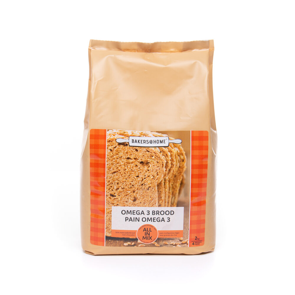 C/6X2KG ALL IN OMEGA 3 BREAD MIX  B@HOME