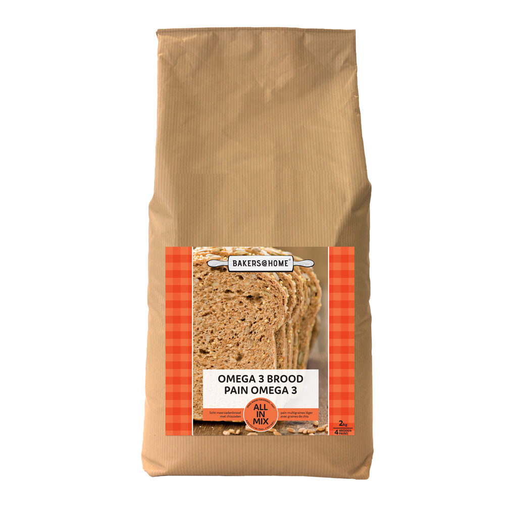 C/6X2KG ALL IN OMEGA 3 BREAD MIX  B@HOME
