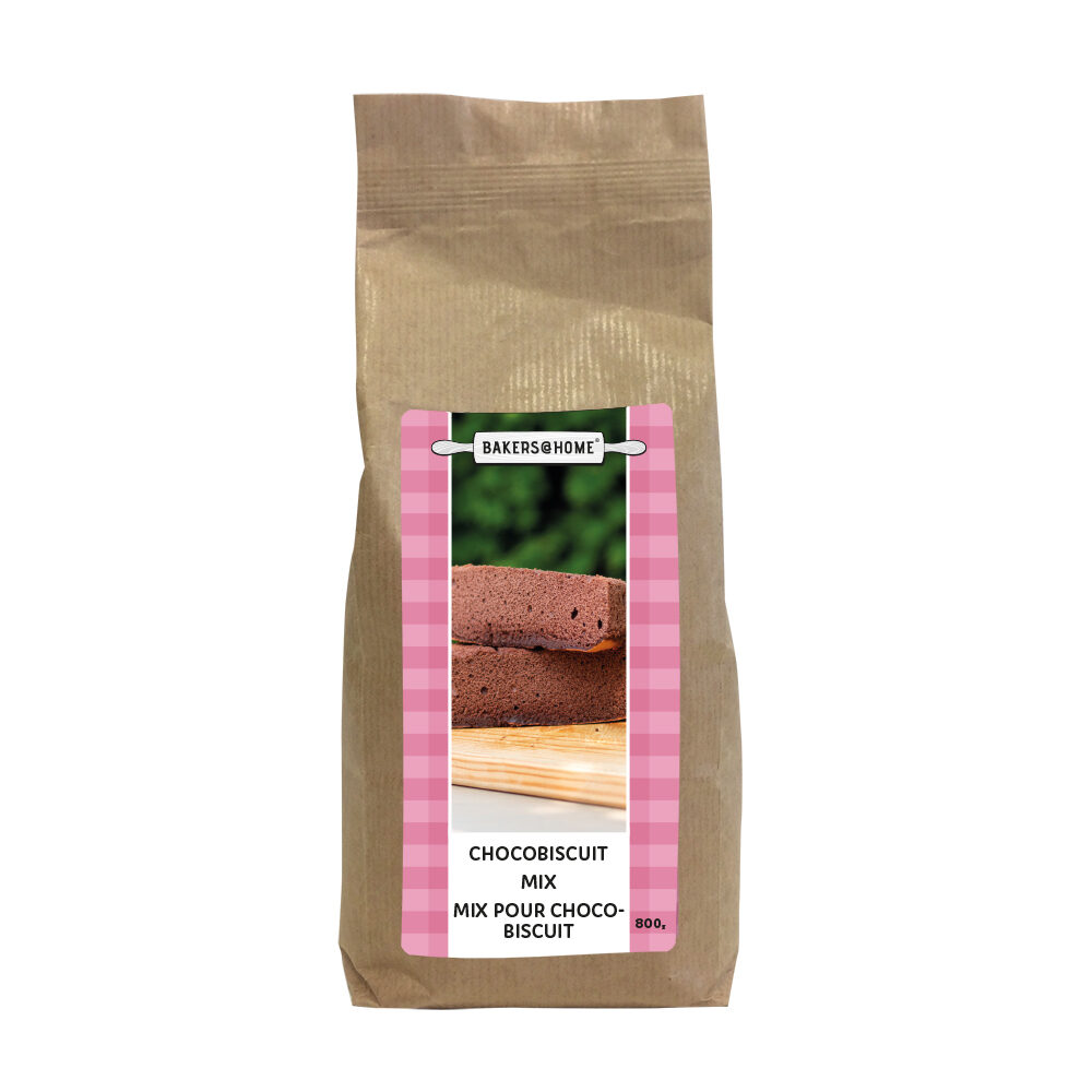 C/8X800GR CHOCOLATE SPONGE MIX / BISCUIT - GENOISE B@HOME