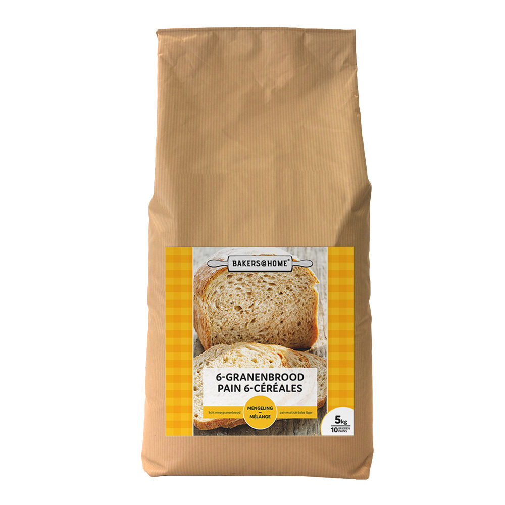 C/2X5KG FLOUR BREAD 6 GRAINES B@HOME