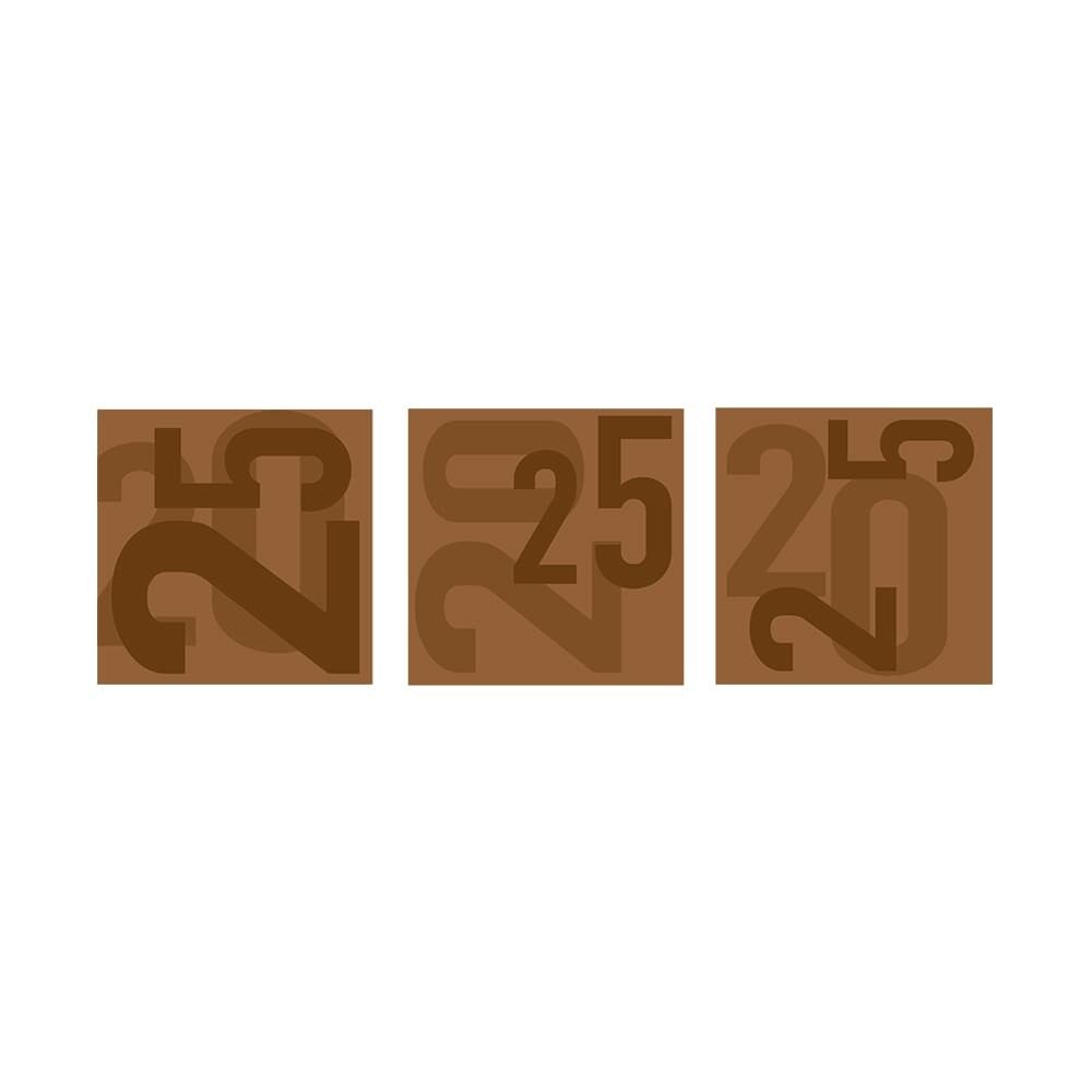 X126ST 2025 VIERKANT 30X30MM MELKHOCOLADE