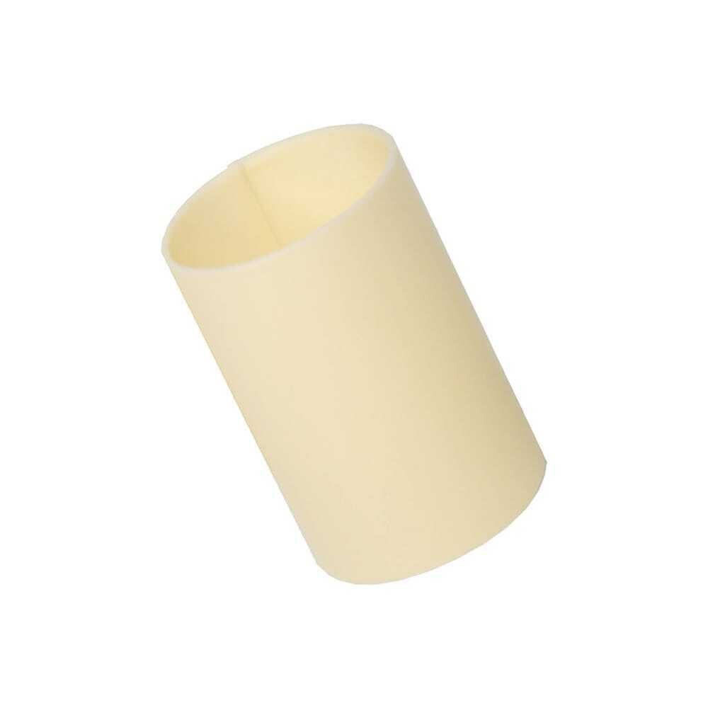 X35ST DÉCORATION CHOCOLAT CANNELLONI BLANC 5CM X 3.5CM