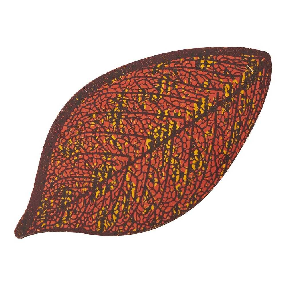 X182ST CHOCOLADE BLAD HERFST 20X38MM FONDANT