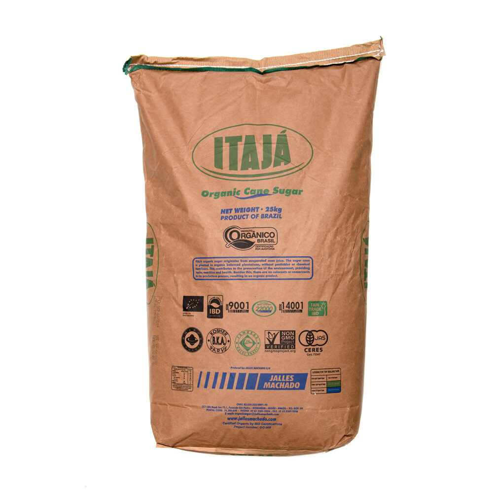 X25KG CANE SUGAR GOLD EXTRA LIGHT ORGANIC