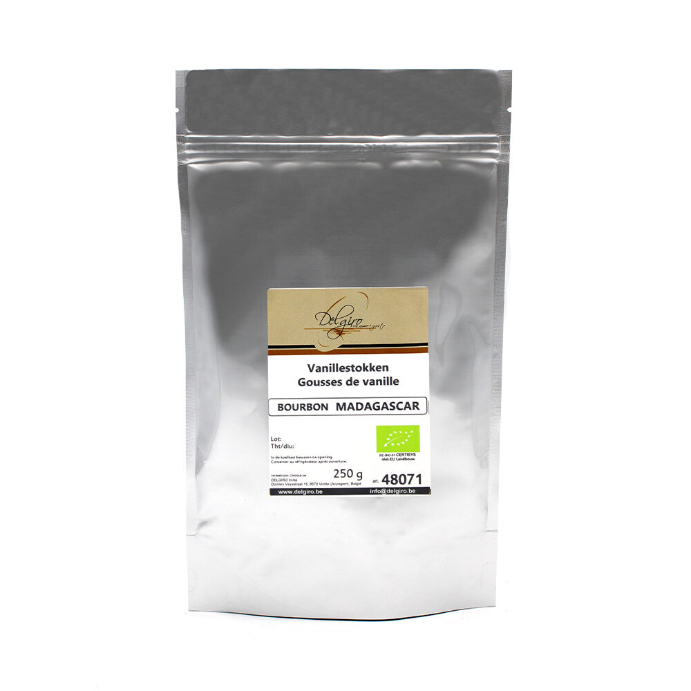 X250G VANILLA STICKS ORGANIC MADAGASCAR