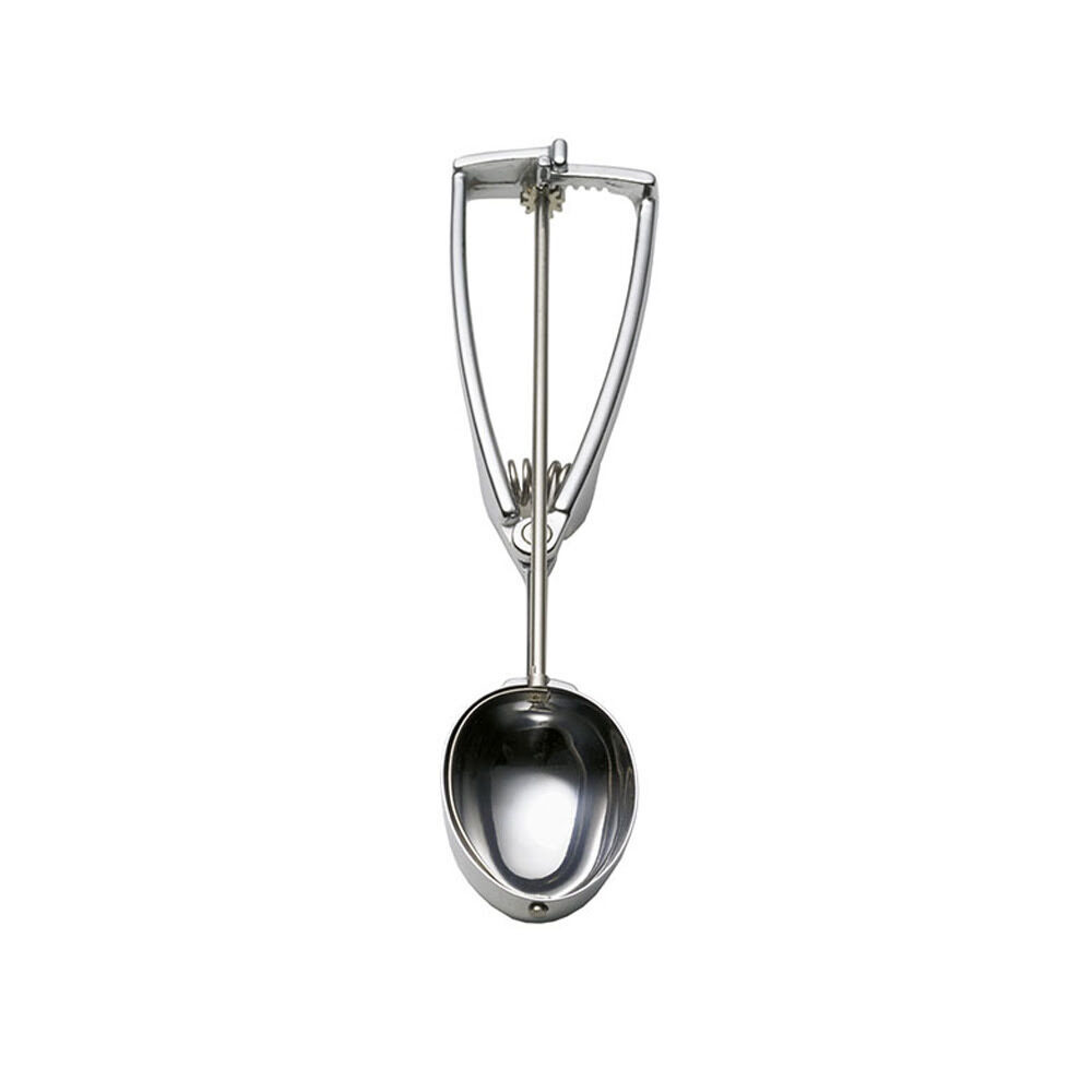 X1PC ICE CREAM SCOOP STAINLESS STEEL OVAL 1/40 57X38MM