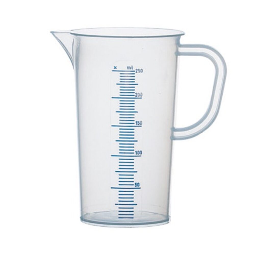 X1ST MAATBEKER PLASTIEK 0.25L GESLOTEN HANDVAT