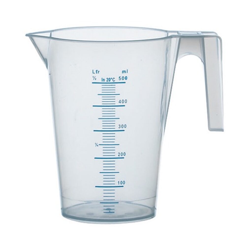 X1ST MAATBEKER PLASTIEK 0.5L OPEN HANDVAT