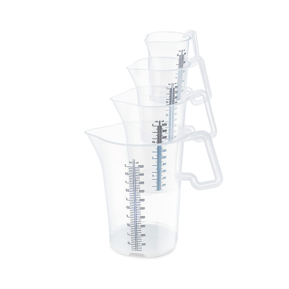MAATBEKER PLASTIEK MET GESLOTEN HANDVAT 0,5 L