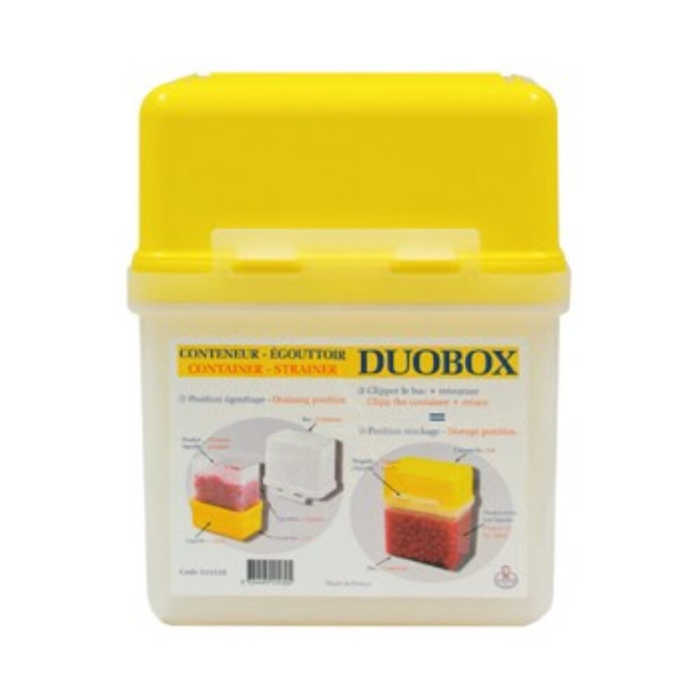 DUO BOX/MET VERGIET PLASTIEK  6 L
