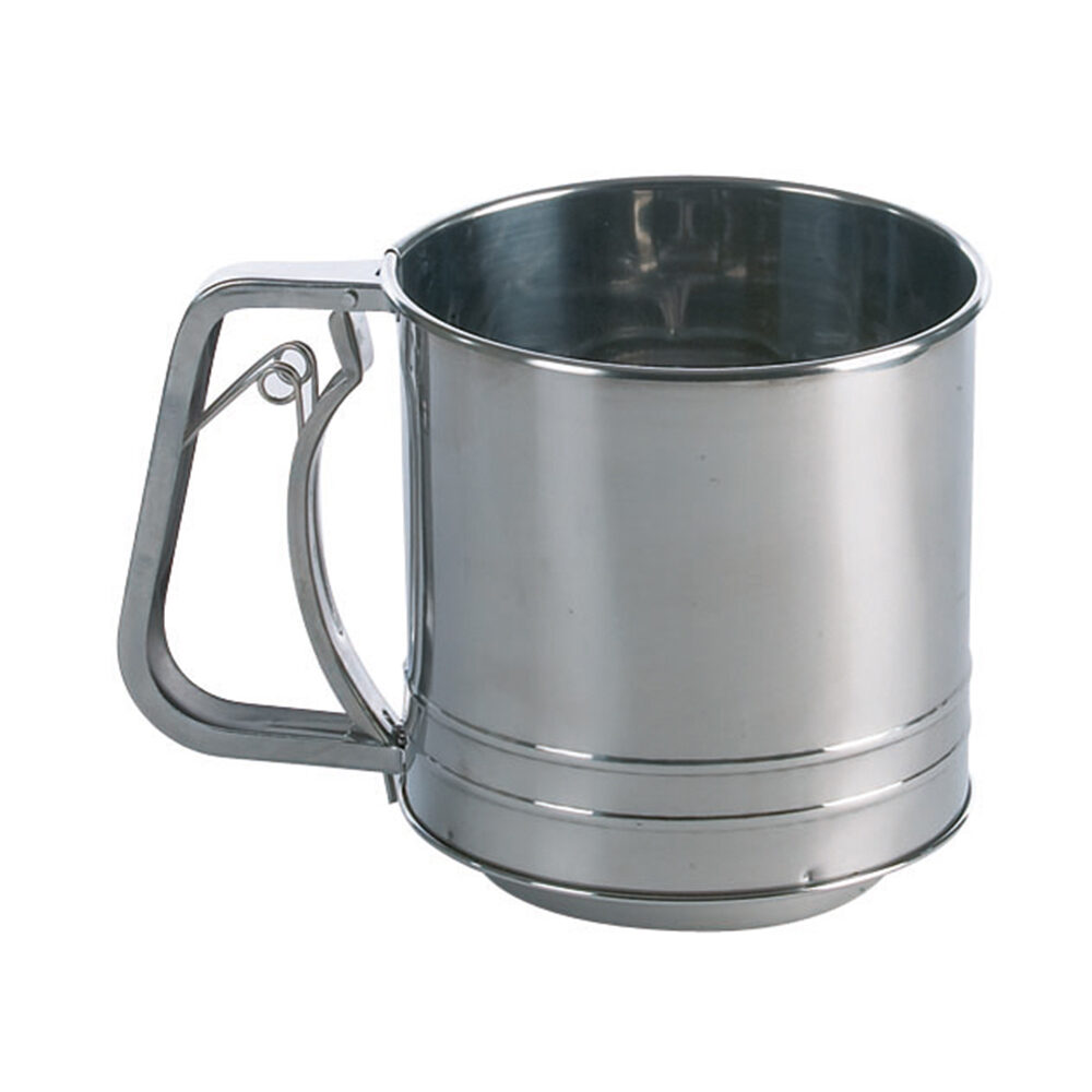 PASSOIRE FARINE INOX AUTOM. 125MM