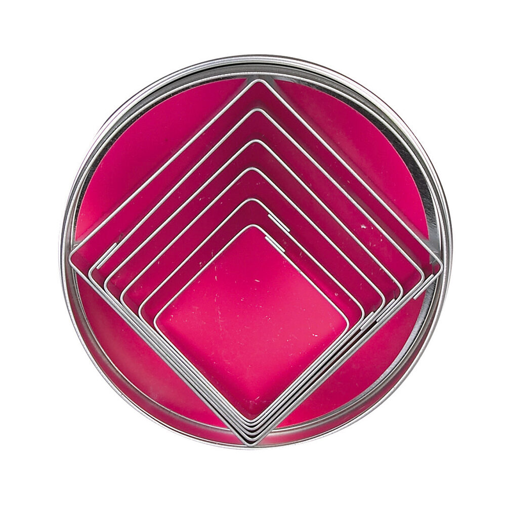 CUTTERS SET 'SQUARES' METAL