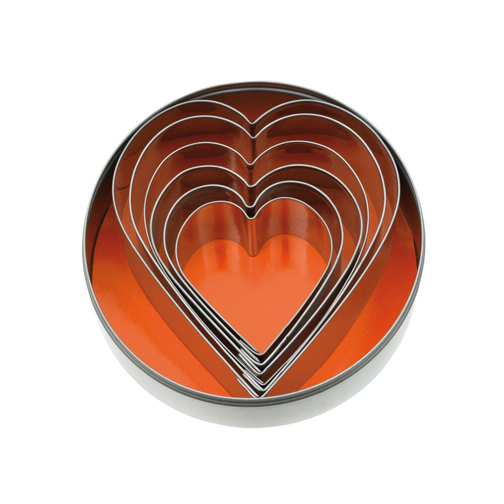 CUTTERS SET 'HEARTS'  6PC