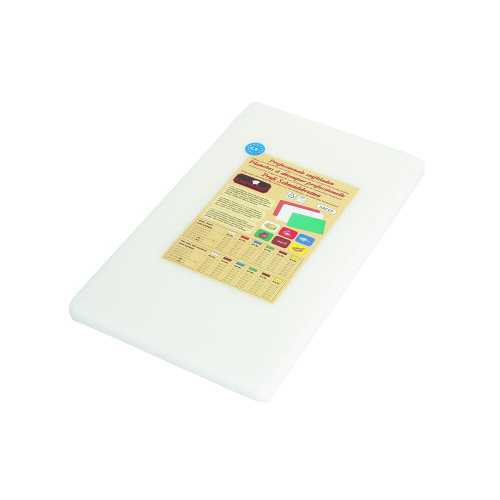 PLANCHE A DECOUP.POLY 50X30 BLANC