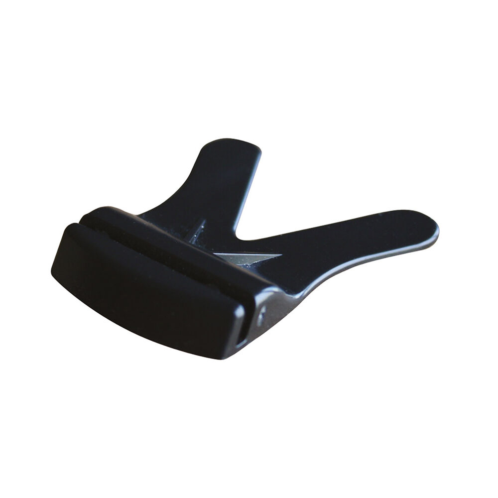 X25PC PORTE-ETIQUETTE NOIR 3X4CM PLASTIQUE 41562