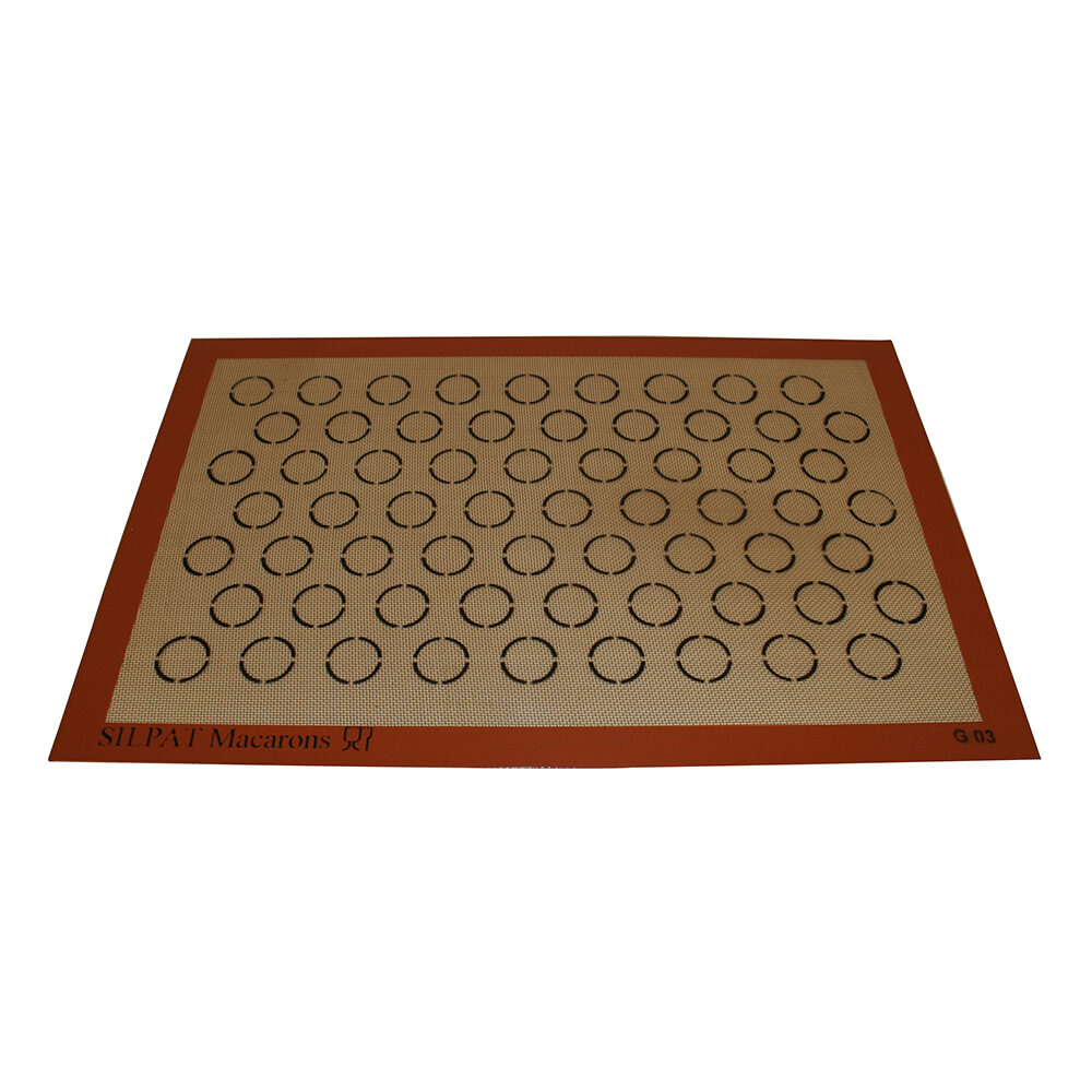 X1ST SILICONE-MAT SILPAT MACARONS 585X385MM – 28ST. D5CM